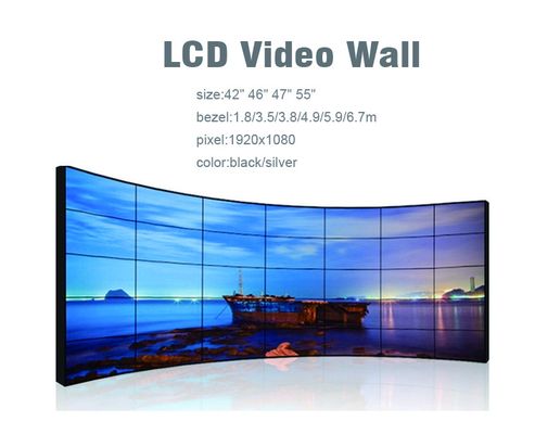JCVISION LCD 비디오 월 디스플레이 43은 LCD HD 이음새가 없는 비디오 월로 조금씩 움직입니다