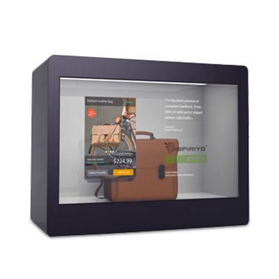 투명한 LCD 터치 스크린 투명한 LCD 디스플레이 박스 21.5 인치를 광고하기