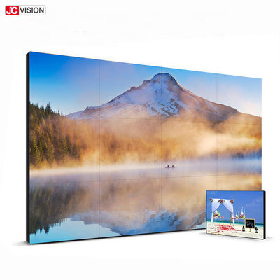 46 인치 LCD 비디오 월은 3.5 밀리미터 베젤 500 알 LCD 스크린 벽을 드러냅니다