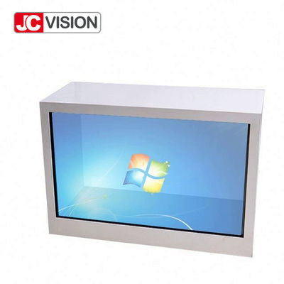 JCVISION 투명한 LCD는 21.5 인치 LCD 디지털 표시를 지킵니다