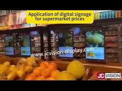 10.1-인치 듀얼 스크린 디지털 표지, 제품 전자 가격표의 듀얼 스크린 표시, 디지털 시그