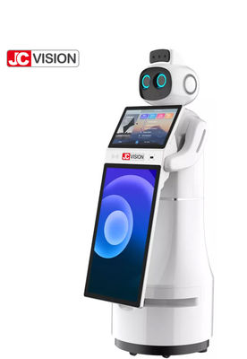 JCVISION 열사진법 수신 로봇 출 입자 관리 휴머노이드 서비스