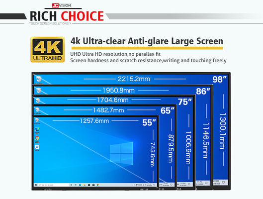 평면 패널 본보드 LCD 프로젝션 화면 회의 시스템 20 터치