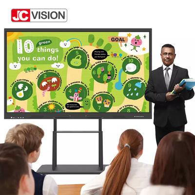 JCVISION 55 - 110Inch 4K 극단적 현명한 교육 위원회 4 + 64GB 안드로이드 11.0