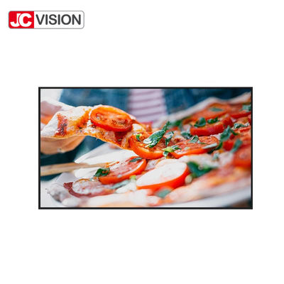 식당을 위한 43 / 55 인치 내로우 베젤 프레임 LCD 광고 방송 디스플레이 디지털 메뉴 보드