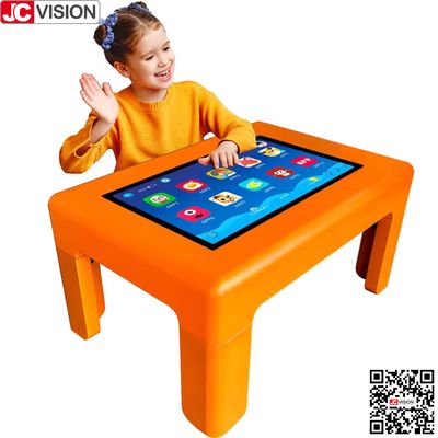 JCVISION 32인치 안드로이드 11 디지털 게임 아기 인터랙티브 교육 터치 스크린 테이블