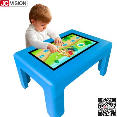 JCVISION 32인치 안드로이드 11 디지털 게임 아기 인터랙티브 교육 터치 스크린 테이블