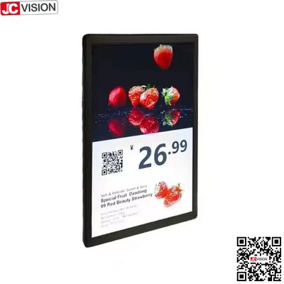 JCVISION 10.1인치 제품 전자 가격표, 디지털 표지판/터치 화면