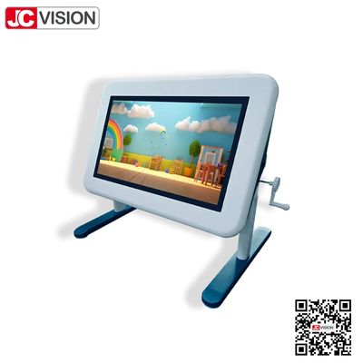 JCVISION 안드로이드 32" LCD 디스플레이 20점 터치 스크린 높이 조절이 가능한 교육 터치 테이블