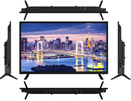 JCVision 75 인치 스마트 TV 안드로이드 12.0 운영 체제 300 Cd/M2 56 화면 언어