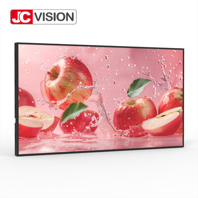 55" 고 밝기 디지털 사이니지 라이트 박스 2000 cd/m2, 1080P, 안드로이드 11, 상업용 벽 화면 디스플레이