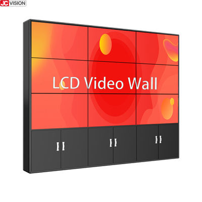 LCD 스크린을 광고하는 JCVISION 55 인치 상업적 수직 비디오 월 디지털