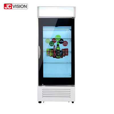 JCVISION 42 인치 스트레치트 창살 LCD 디스플레이 냉동고 문 디지털 광고 모니터