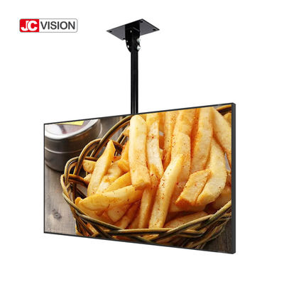 JCVISION 초박벽 디지털 신호 지능형 터치 스크린 LCD 광고 방송 디스플레이 탑재