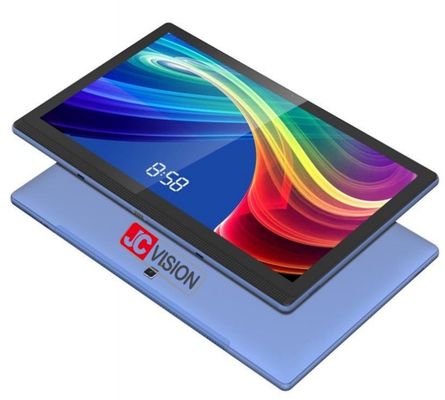 JCVISION 14인치 큐 디스플레이 디지털 사이니지 FHD TP와 5V/2A USB 충전기