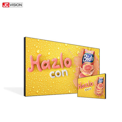 55인치 LCD 비디오 디스플레이, 비즈니스 센터용 500nit 제로 베젤 비디오 월