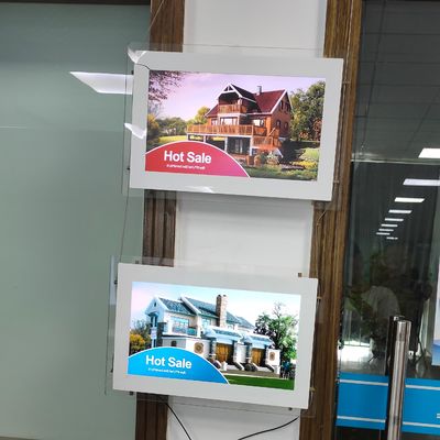 A3 일 측면 LCD 스크린 주크비전 빛은 7in 아크릴 알루미늄을 권투합니다